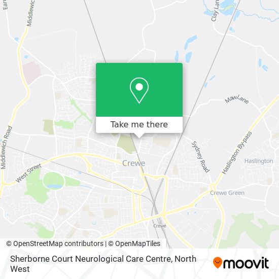 Sherborne Court Neurological Care Centre map