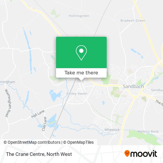 The Crane Centre map