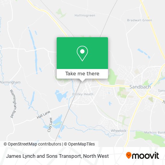 James Lynch and Sons Transport map
