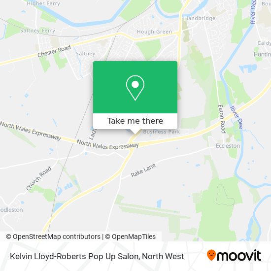 Kelvin Lloyd-Roberts Pop Up Salon map