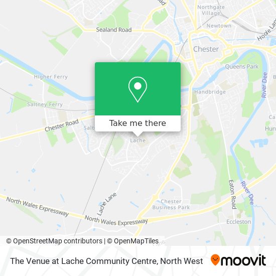The Venue at Lache Community Centre map