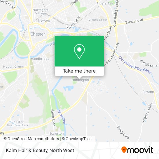Kalm Hair & Beauty map