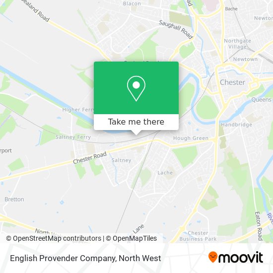 English Provender Company map