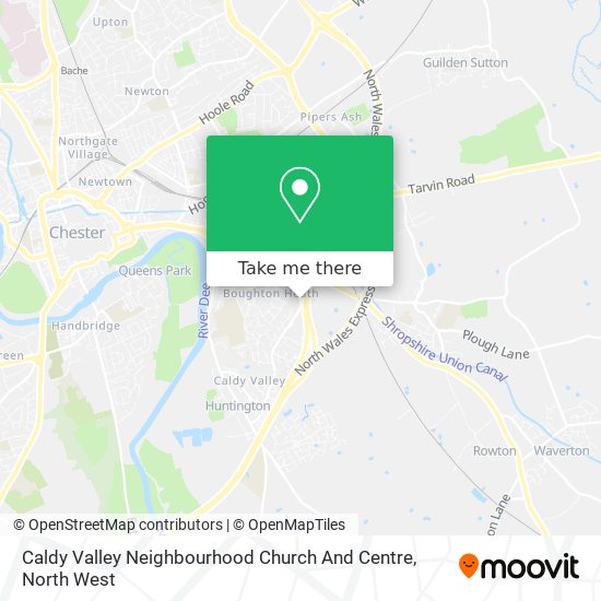 Caldy Valley Neighbourhood Church And Centre map
