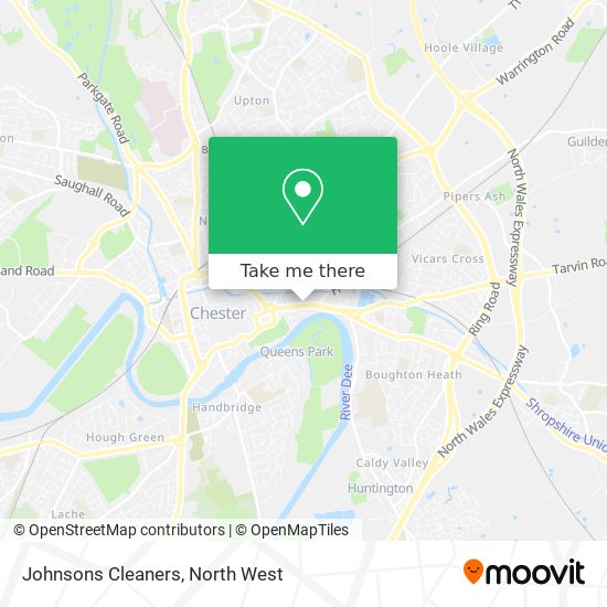 Johnsons Cleaners map