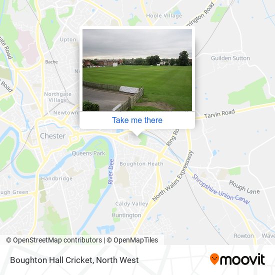 Boughton Hall Cricket map