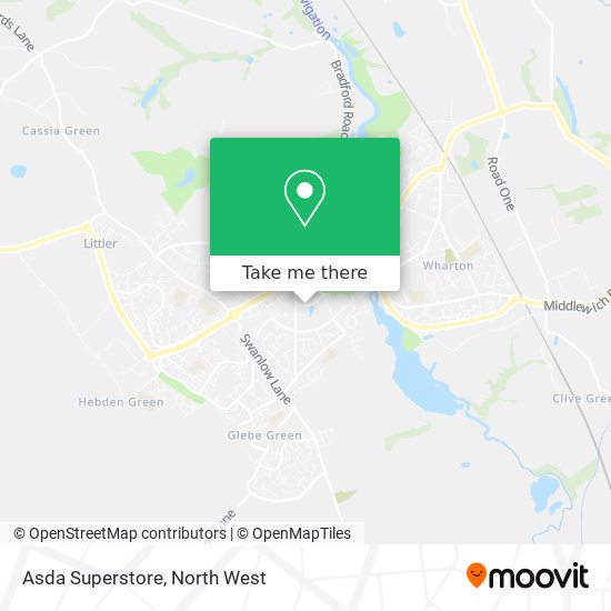 Asda Superstore map