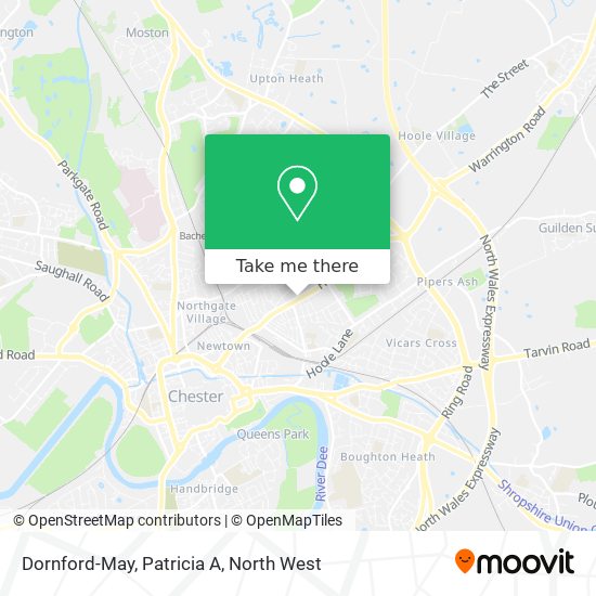 Dornford-May, Patricia A map