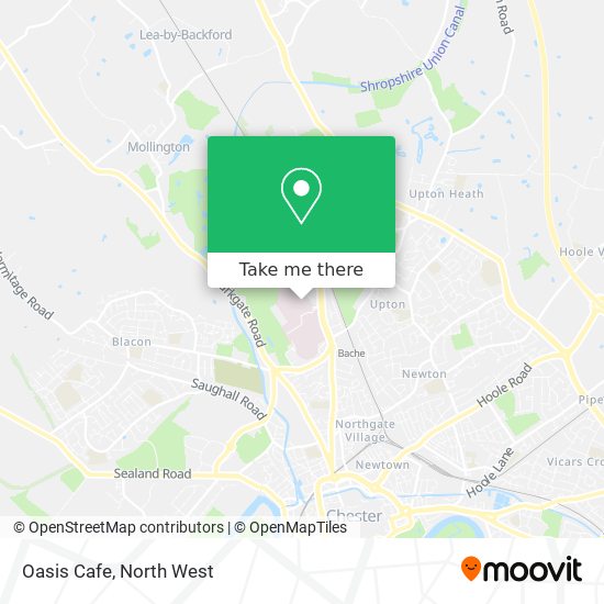 Oasis Cafe map