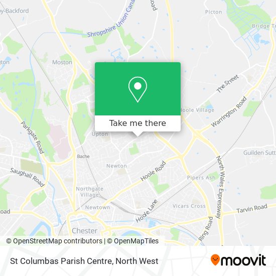 St Columbas Parish Centre map