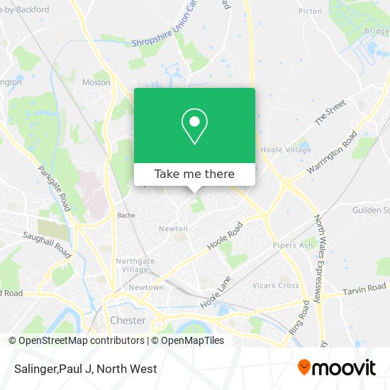 Salinger,Paul J map