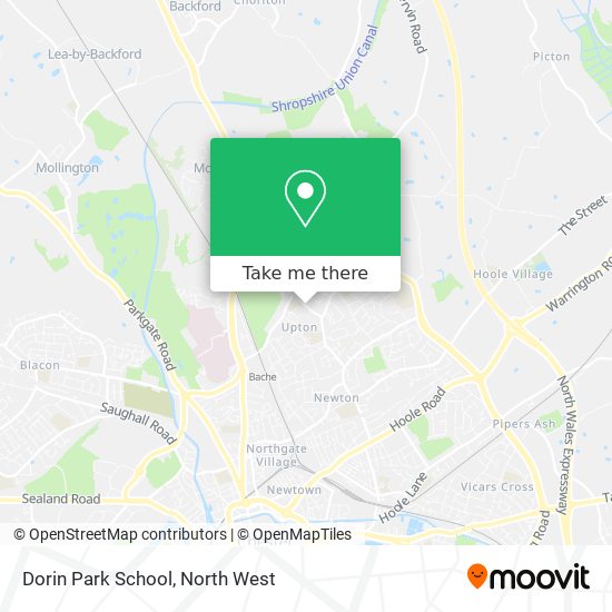 Dorin Park School map