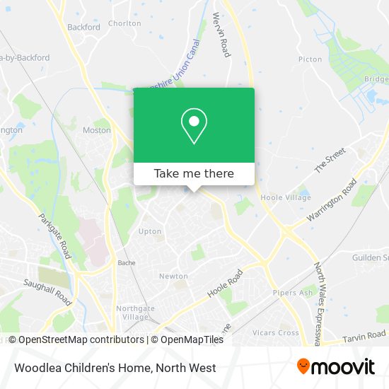 Woodlea Children's Home map