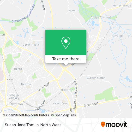 Susan Jane Tomlin map