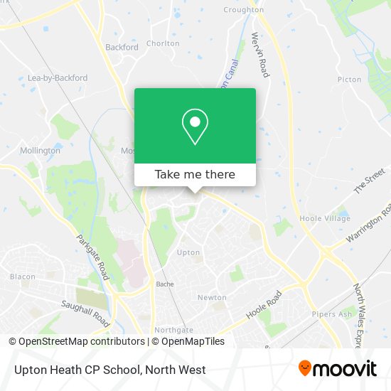 Upton Heath CP School map