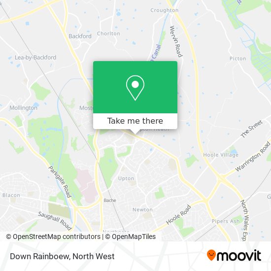 Down Rainboew map