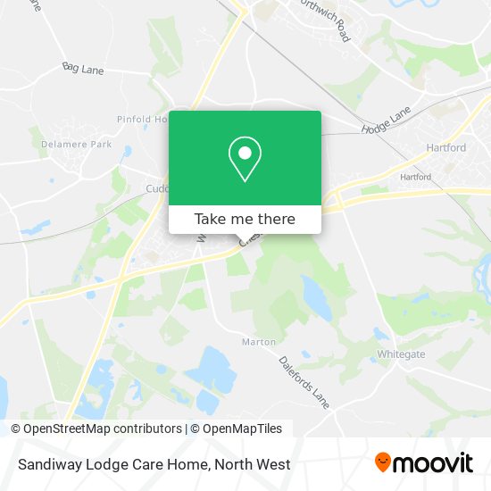 Sandiway Lodge Care Home map