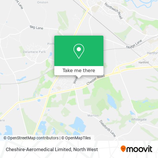 Cheshire-Aeromedical Limited map