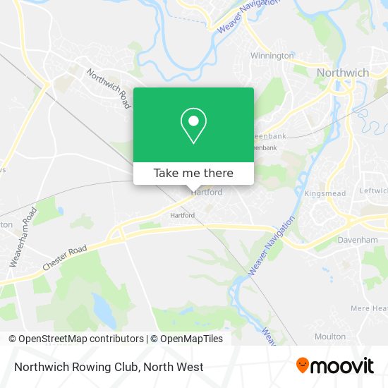 Northwich Rowing Club map