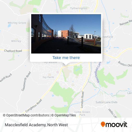 Macclesfield Academy map