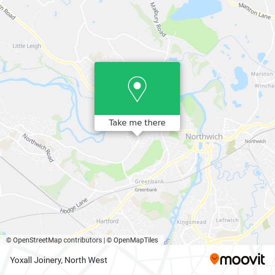 Yoxall Joinery map