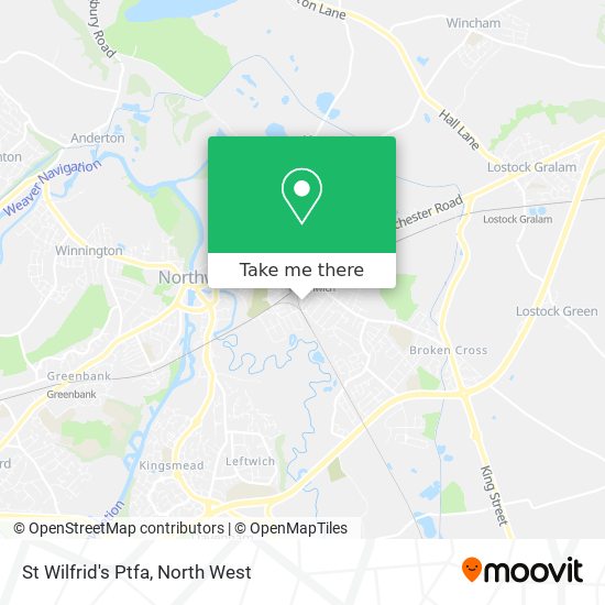 St Wilfrid's Ptfa map