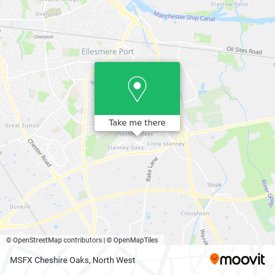 MSFX Cheshire Oaks map