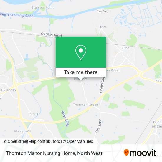 Thornton Manor Nursing Home map