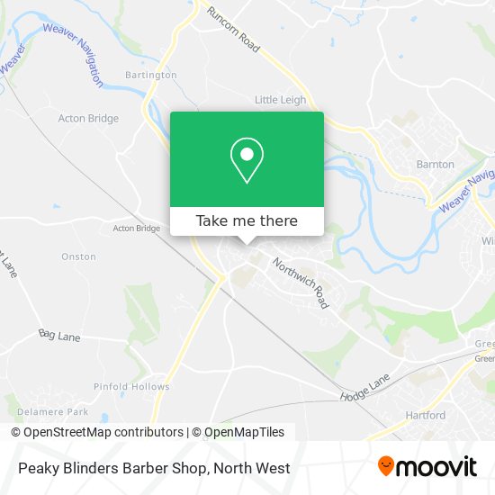 Peaky Blinders Barber Shop map