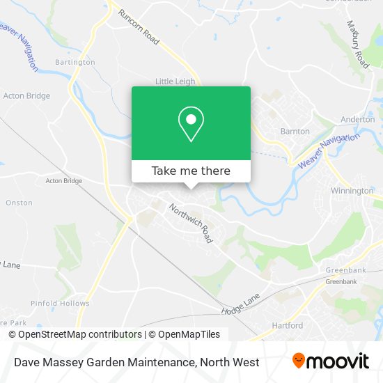 Dave Massey Garden Maintenance map