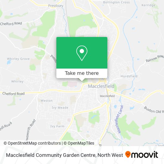 Macclesfield Community Garden Centre map