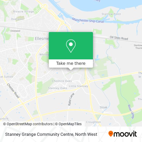 Stanney Grange Community Centre map