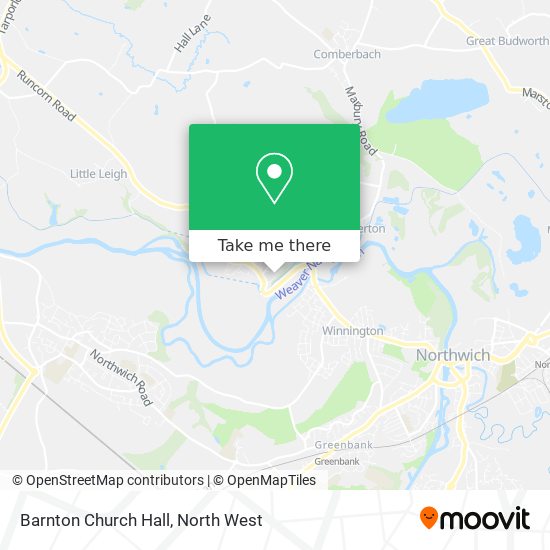 Barnton Church Hall map