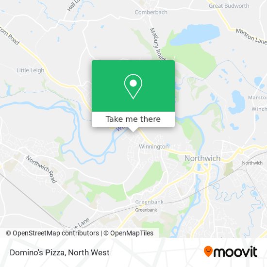Domino's Pizza map