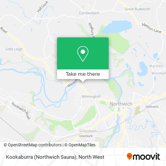 Kookaburra (Northwich Sauna) map