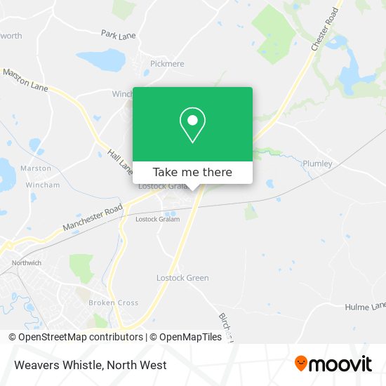Weavers Whistle map