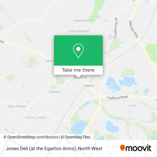 Jones Deli (at the Egerton Arms) map