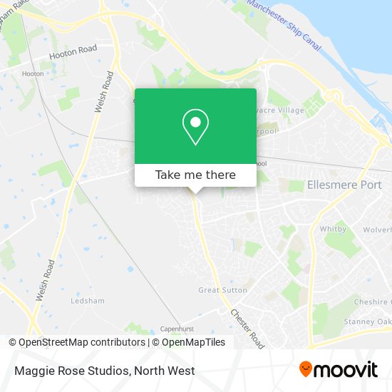 Maggie Rose Studios map