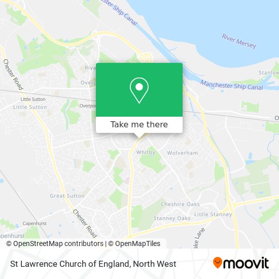 St Lawrence Church of England map