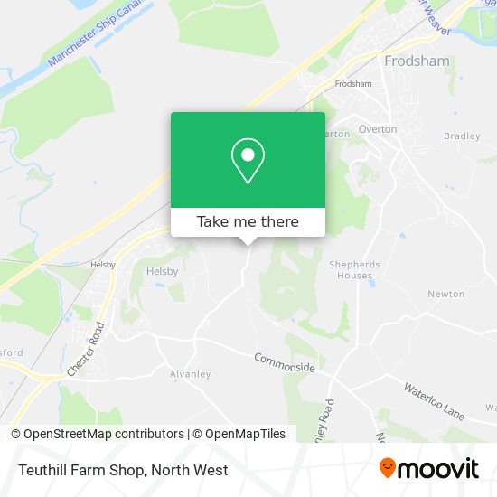 Teuthill Farm Shop map