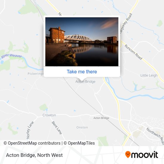 Acton Bridge map
