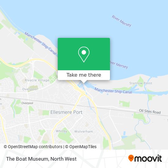 The Boat Museum map