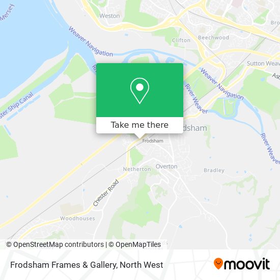 Frodsham Frames & Gallery map