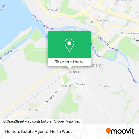 Hunters Estate Agents map