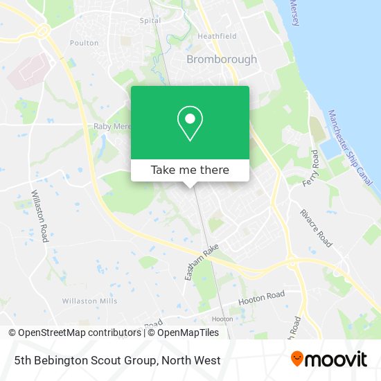 5th Bebington Scout Group map