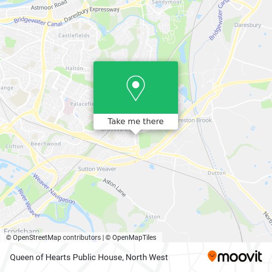 Queen of Hearts Public House map