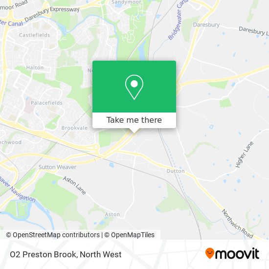 O2 Preston Brook map