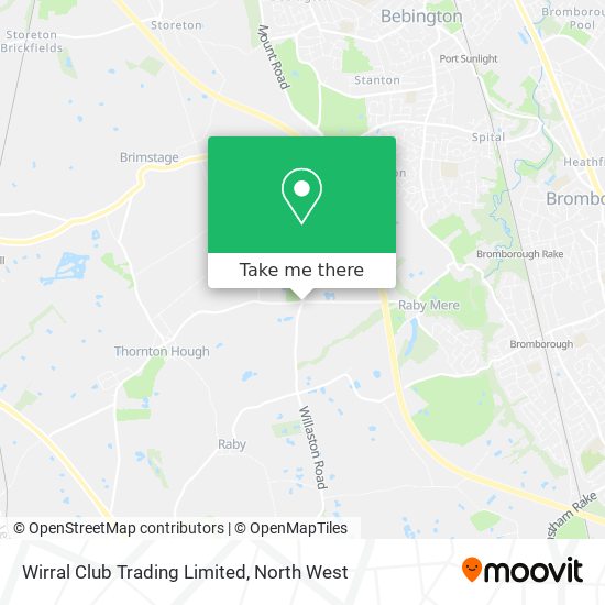 Wirral Club Trading Limited map