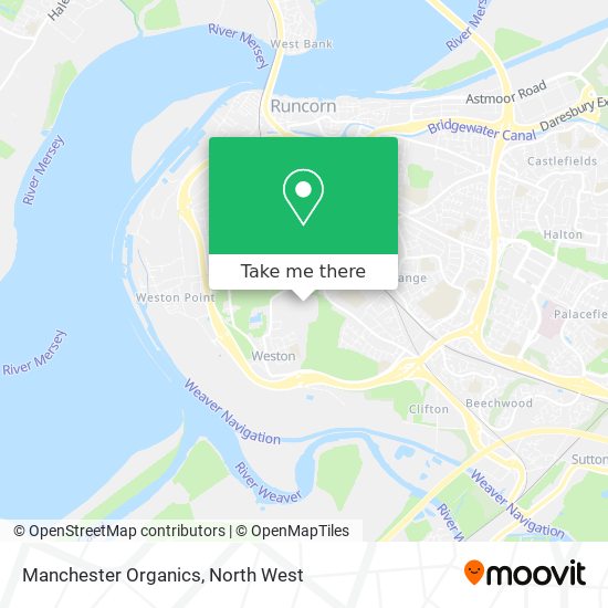 Manchester Organics map
