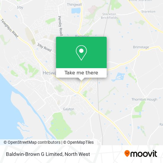 Baldwin-Brown G Limited map
